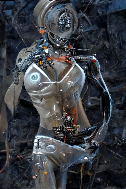 Neurotic Shark's Reflective World: A Digital Illustration