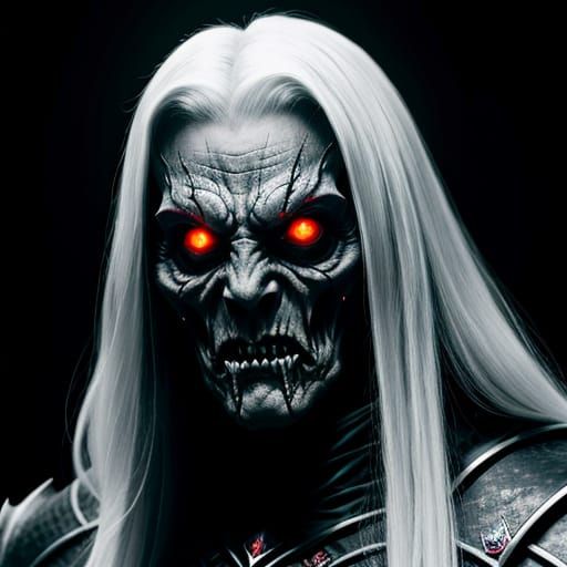 Sinister Demon in Hyperrealistic Photographic Style