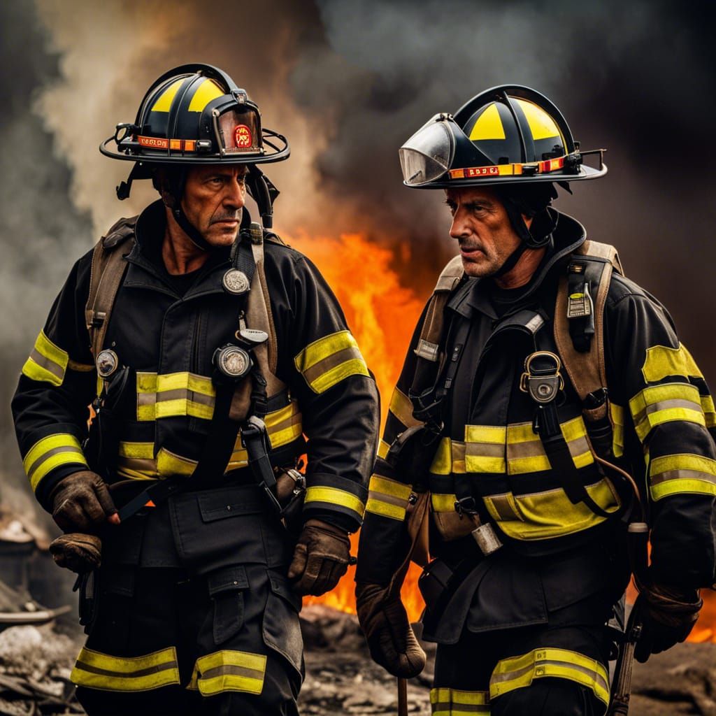 Cypriot Firefighters Displaying Valor and Dedication