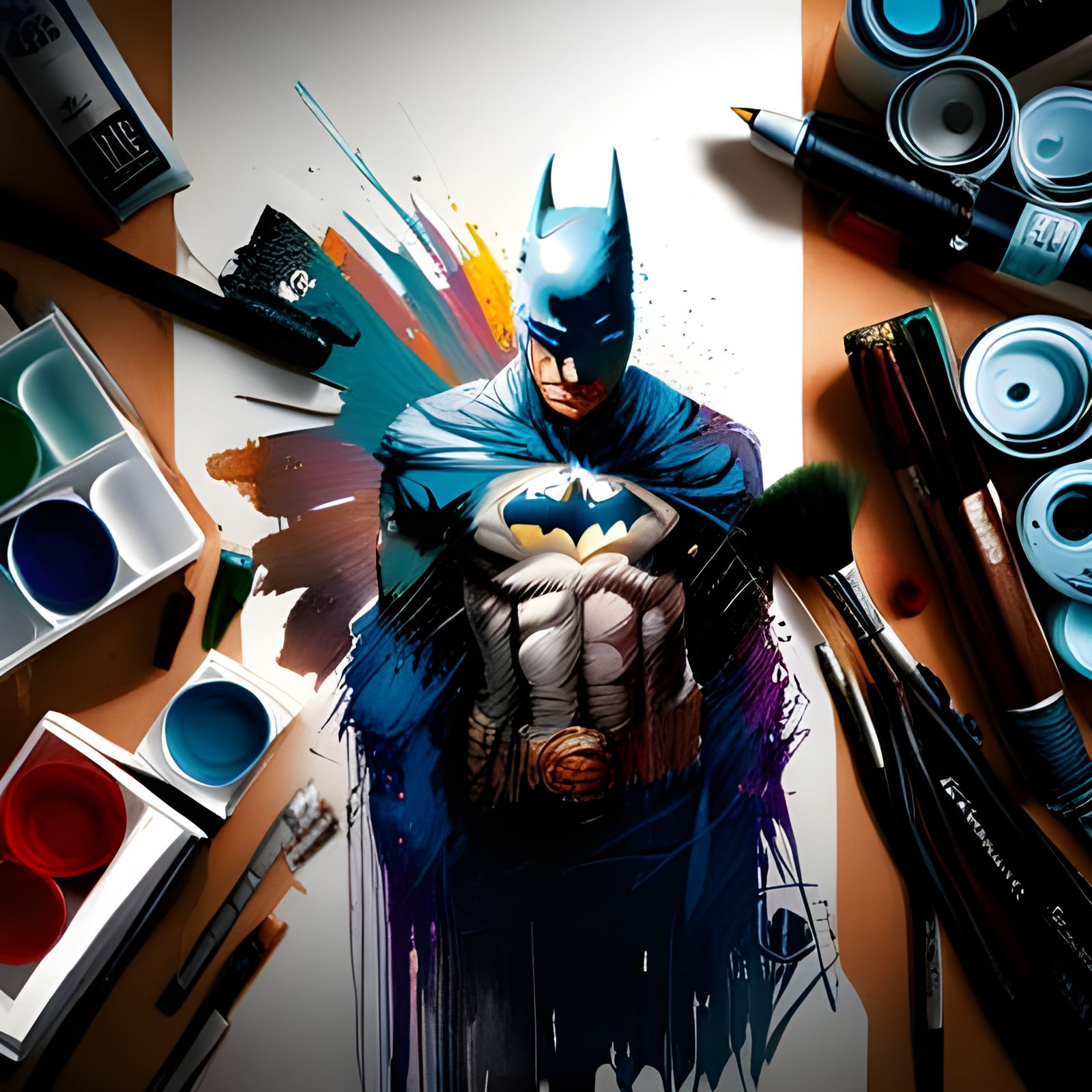SDXL Drawing Batman