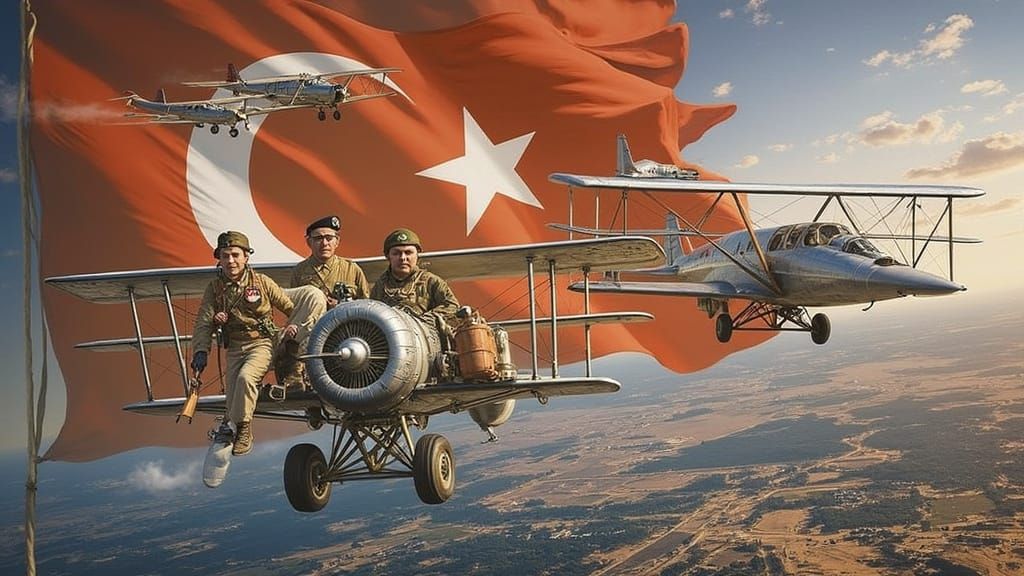 Turkish Air Force Heroes Commemorated in Patriotic Aviation ...