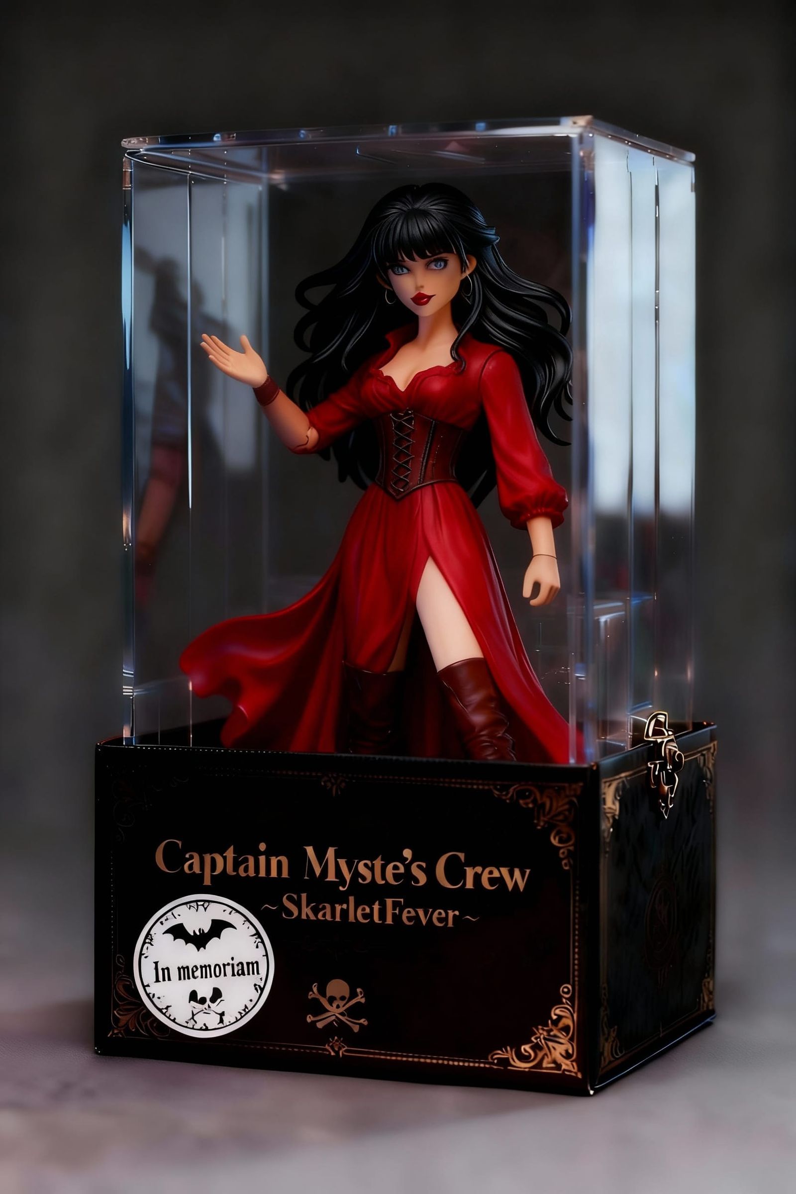 Pirate Captain Myste Action Figure in Display Box