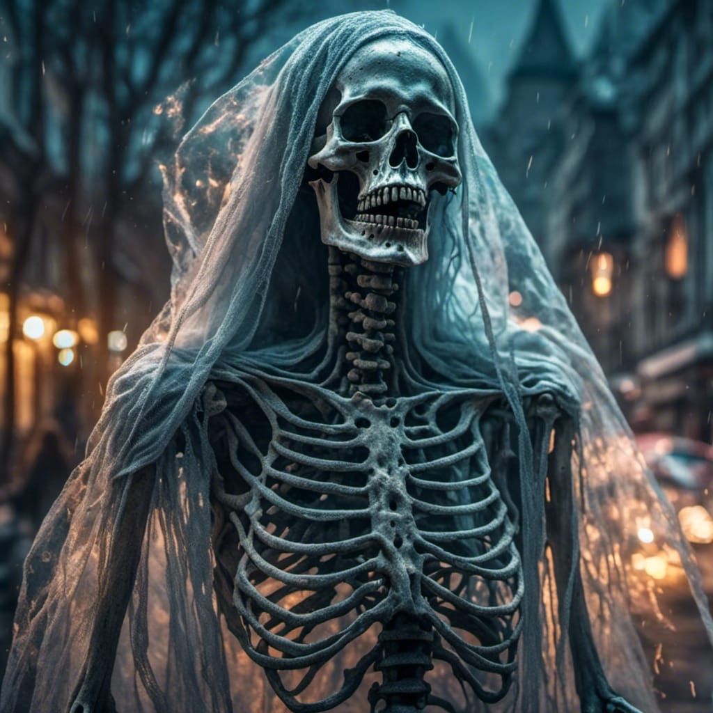 Nightmare Ghosts of Slavic Girls: Hyperrealistic Concept Art