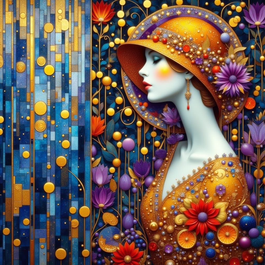 Vibrant Whimsy in Abstract Harmony