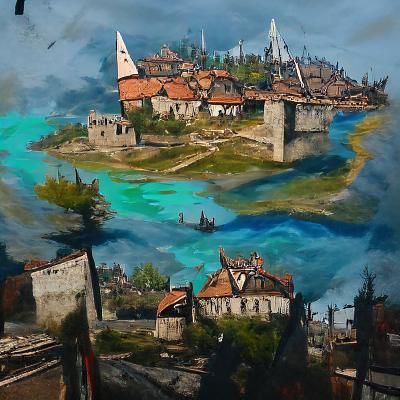 Detailed Novigrad Landscape