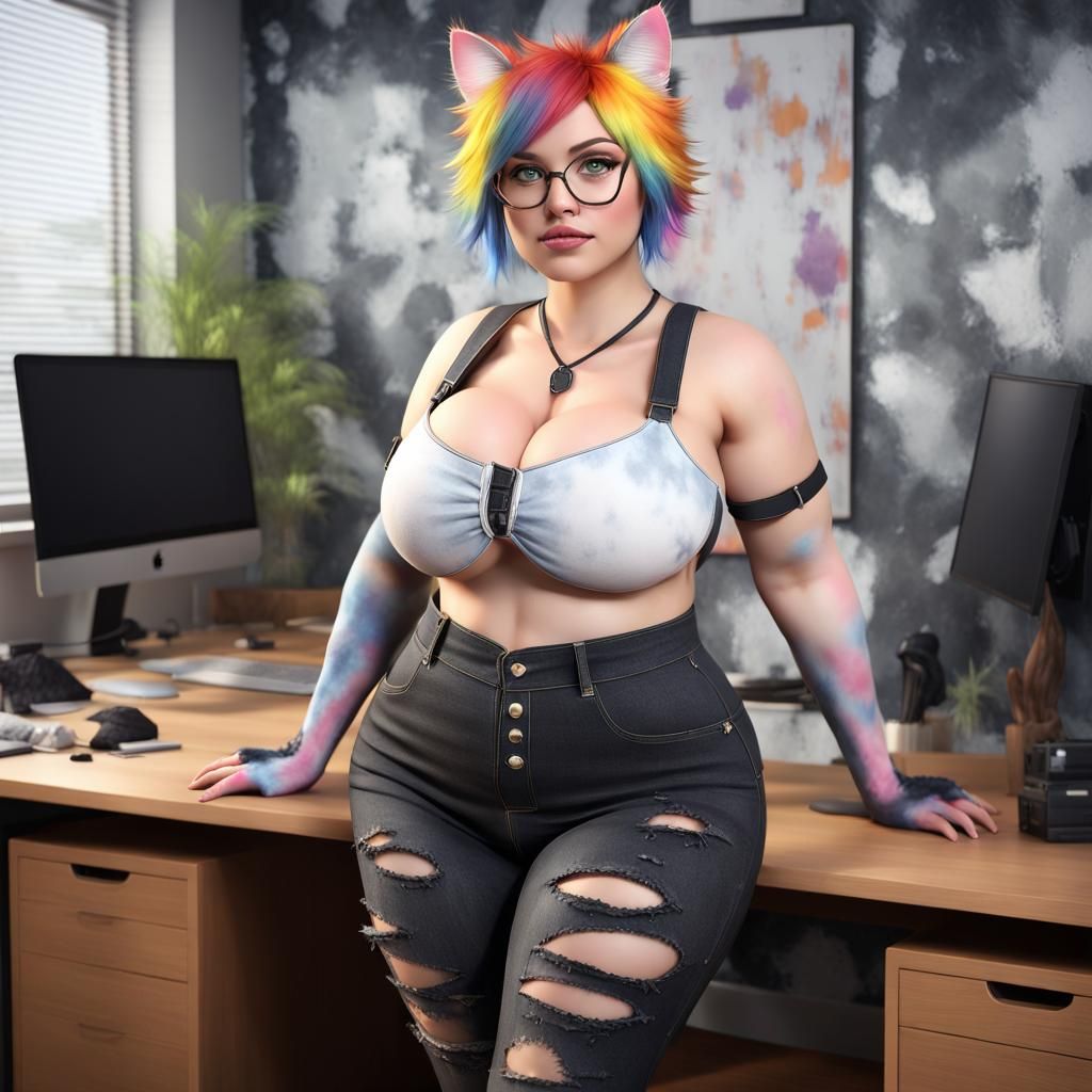 Cat Cosplay in Anime Style, Ultra Realistic 8K