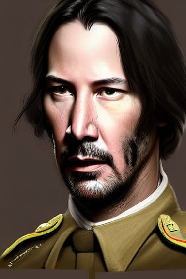 Keanu Reeves As A British Army General in 1917
