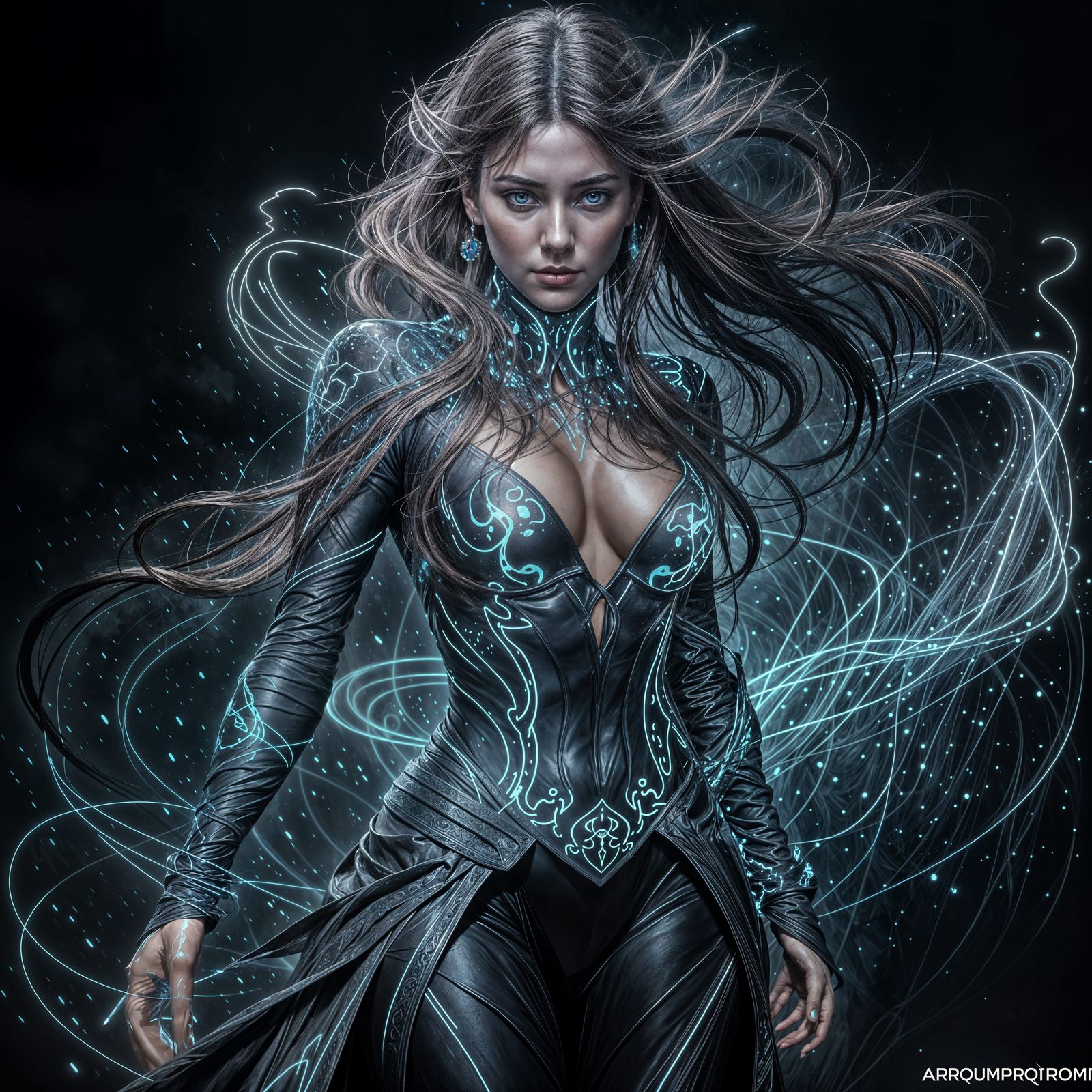 Shadow Dancer Empress in Triadic Hues