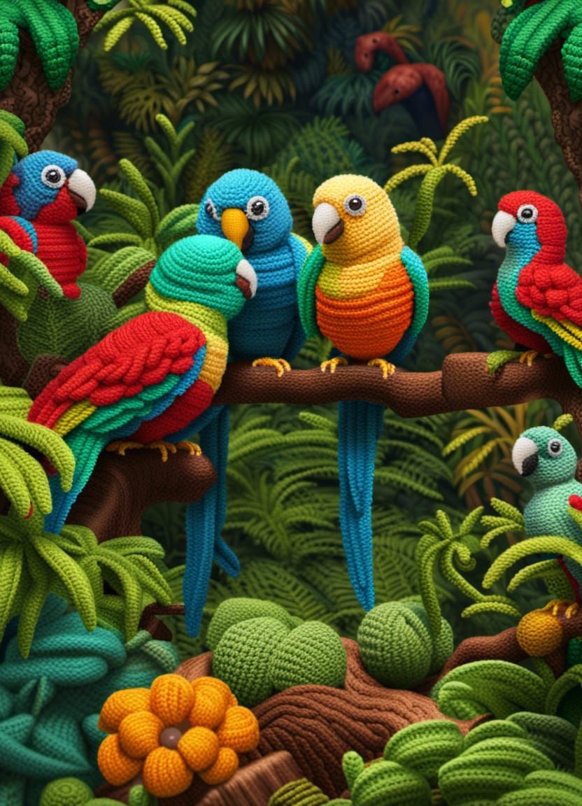🌸Jungle 🦜 Parrots🌸