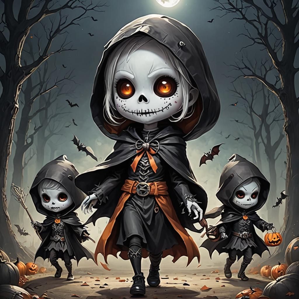 Halloween Bags Ready for Trick-or-Treating