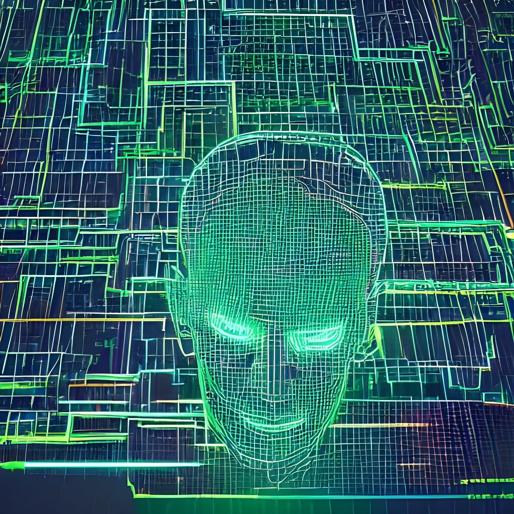 Futuristic Code Entity Emerge in Neon Cityscape