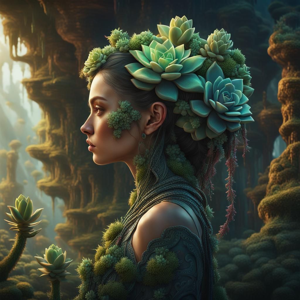 Succulent lady