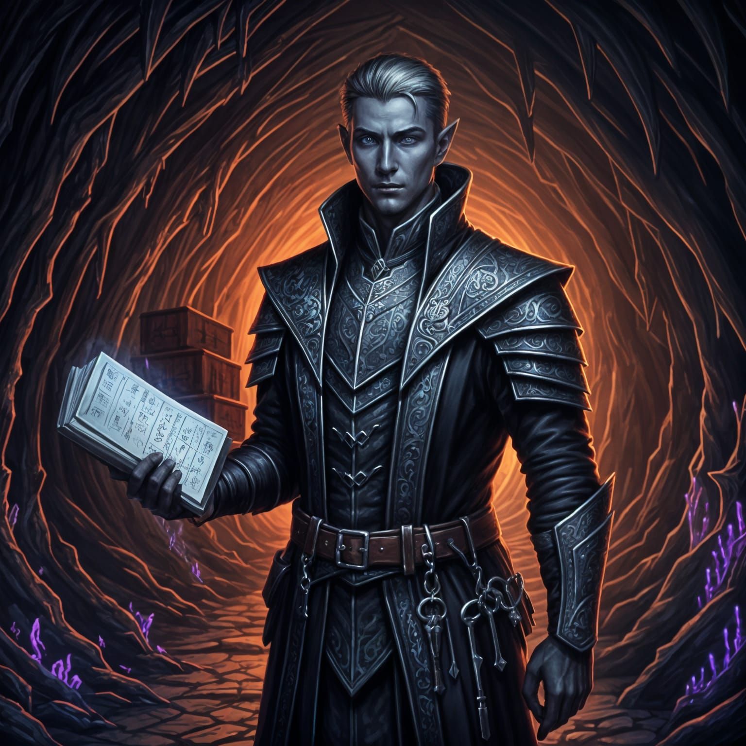 Drow Logistics Merchant in the Underdark