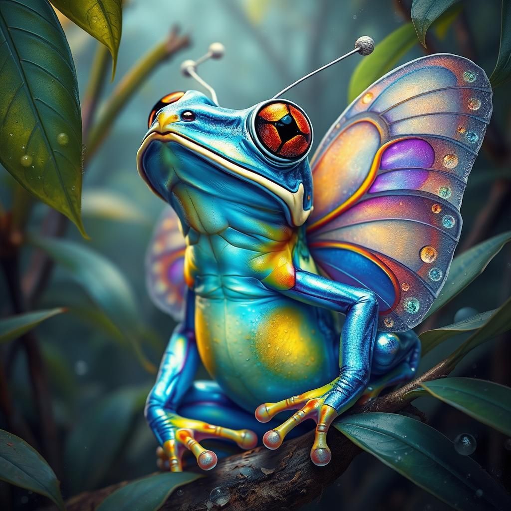 Animal Hybrids - Frog and Butterfly