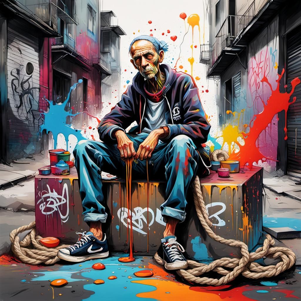 Graffiti Art: Poor Soul with a Big Heart