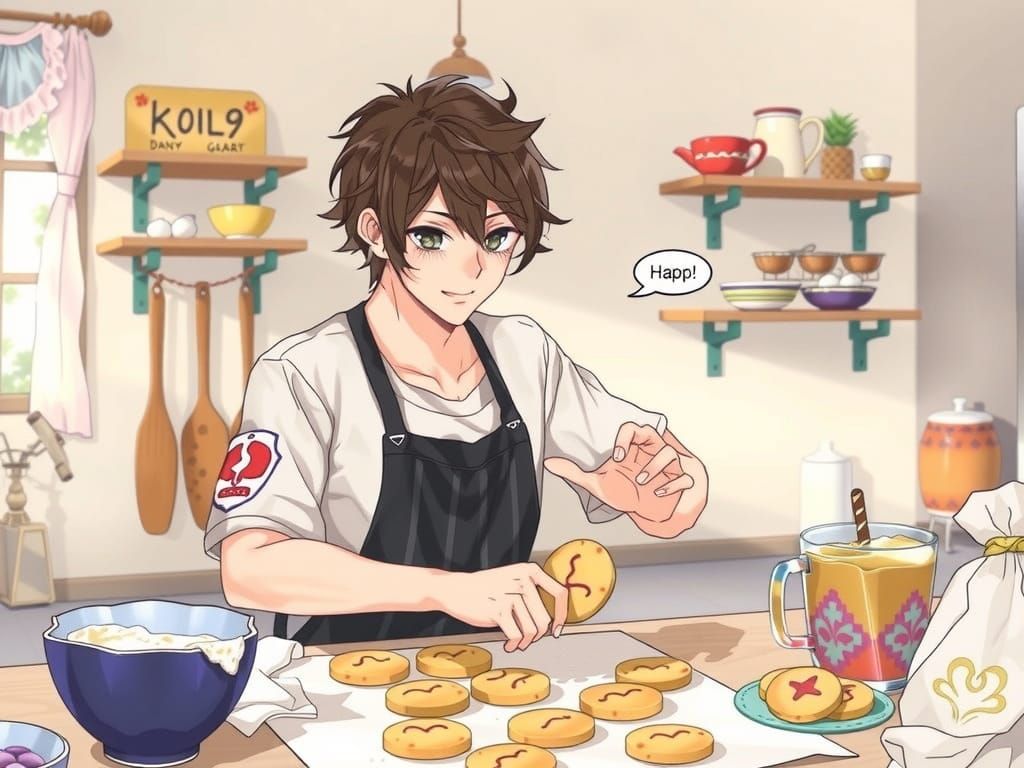 Teddy Angel making cookies (error)