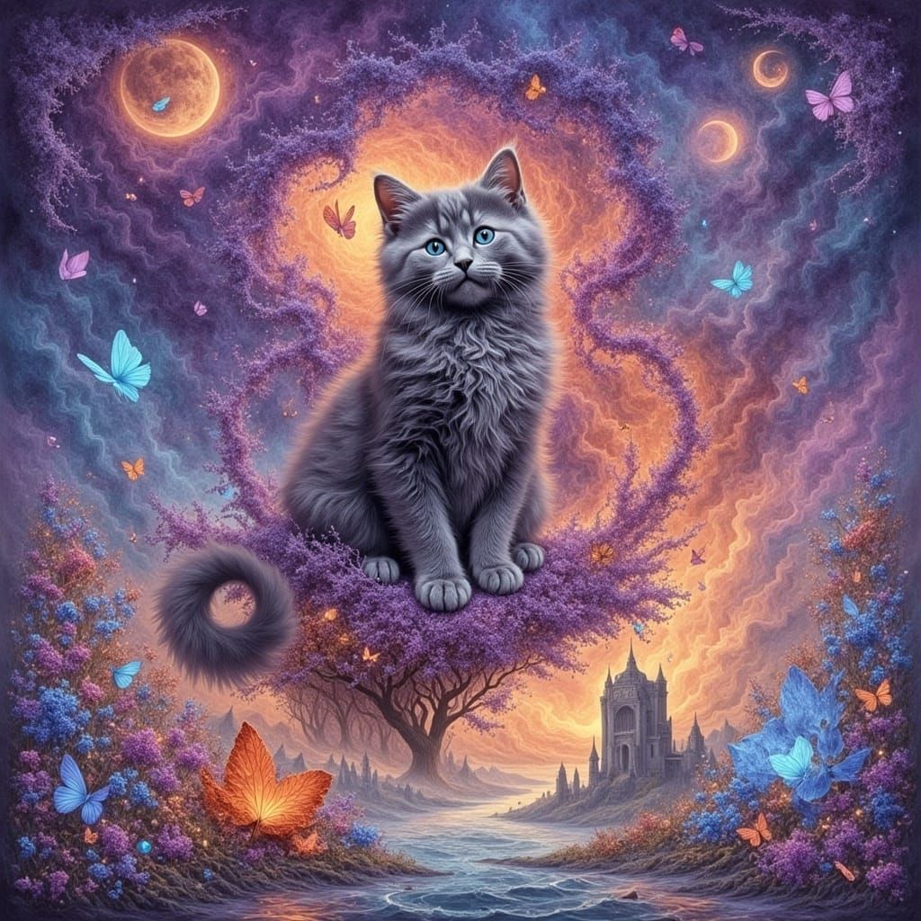 Mystical Celestial Goddess Unveils Heavenly Realm