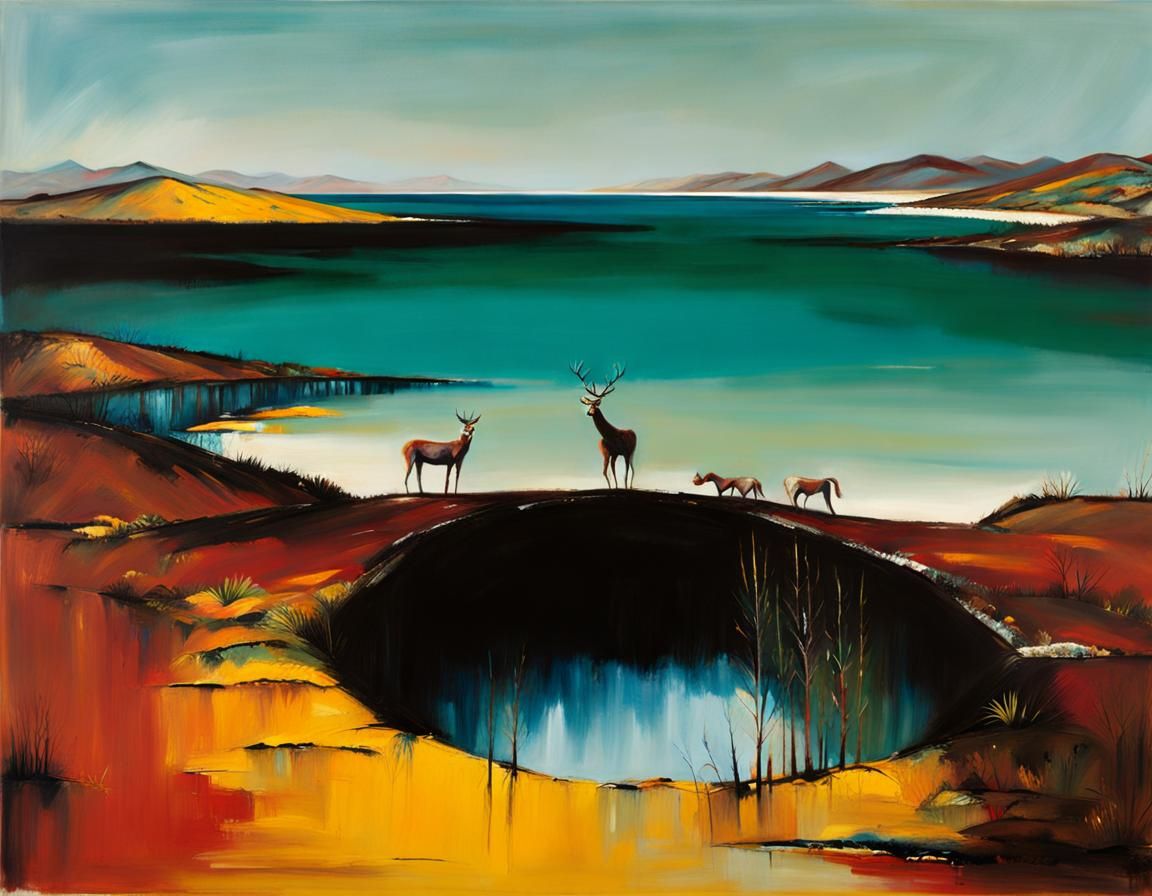 Surreal landscape