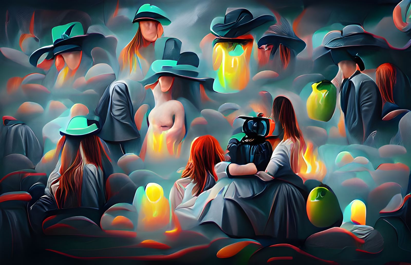 Magritte's Purgatory: A Hyperrealistic Impression