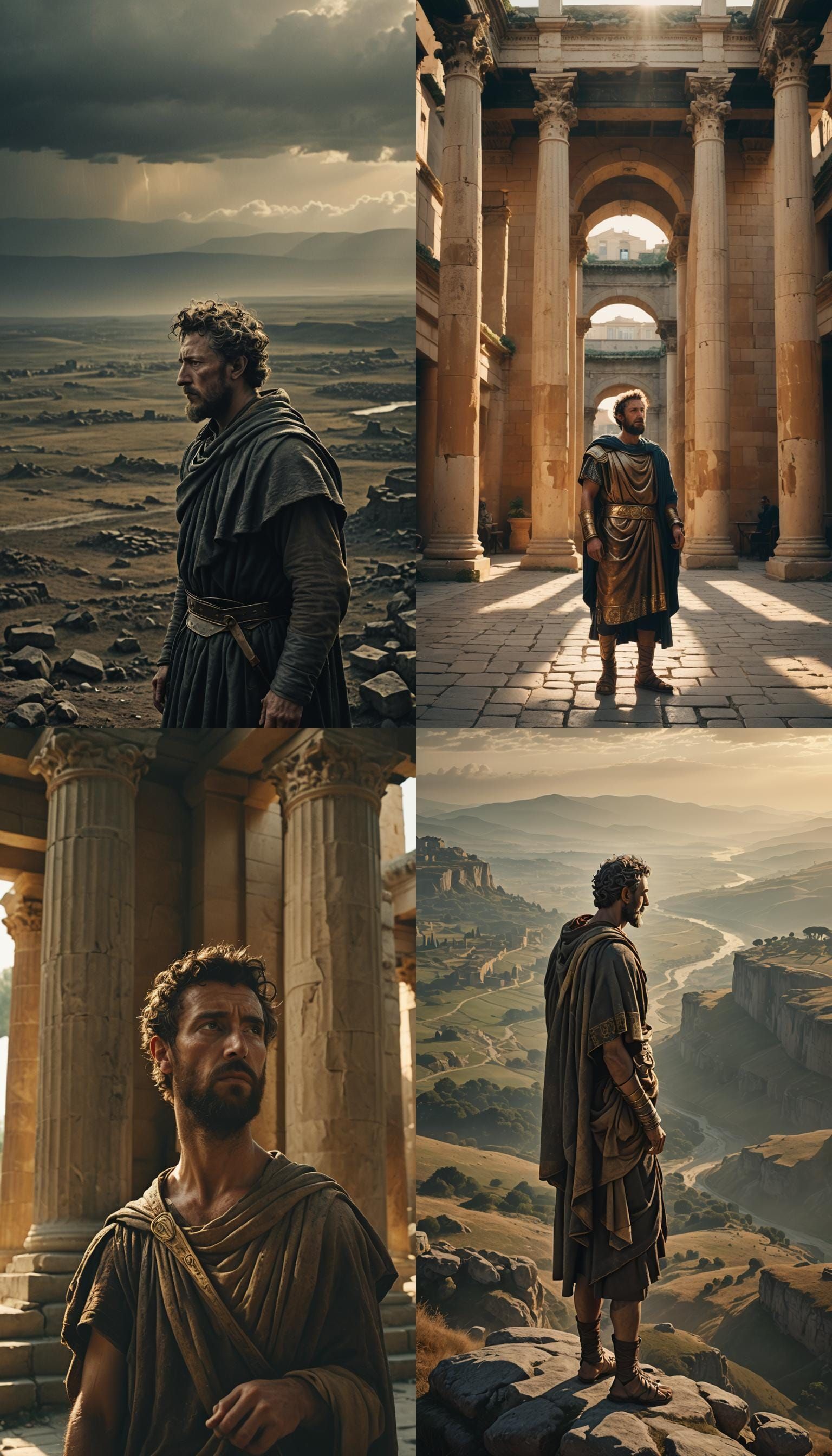 Epic Cinematic Portrait of Marcus Aurelius