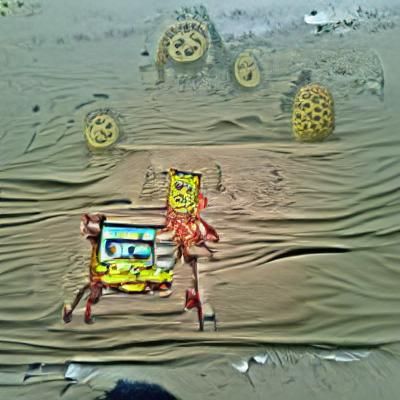 AI Image of Spongebob Character