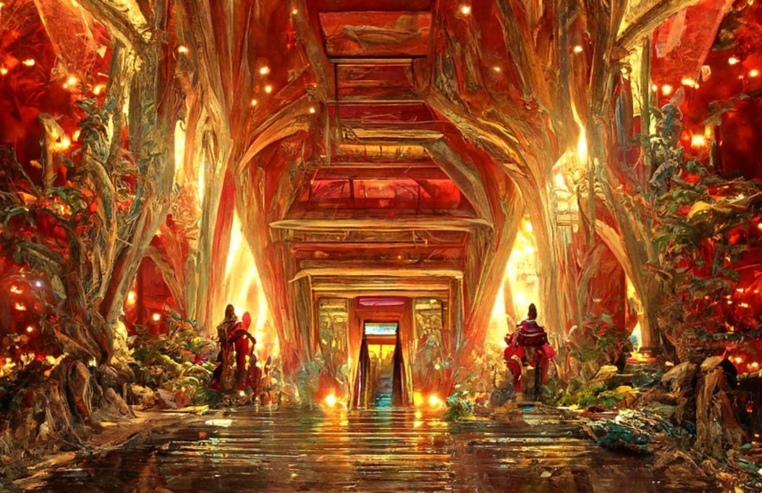 Opulent Portal to Another World in Digital Art