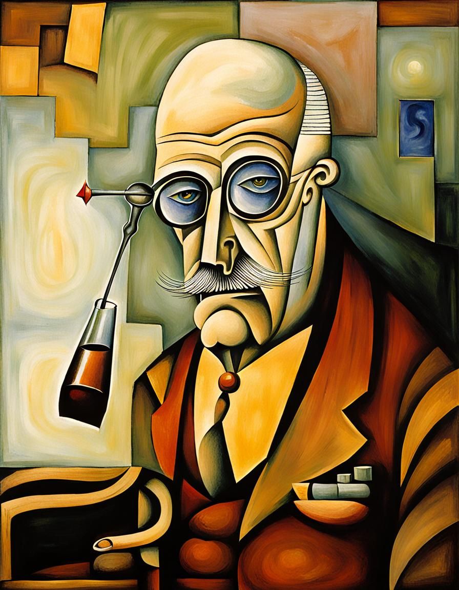 Surreal Fools of Modern Work in Abstract Style