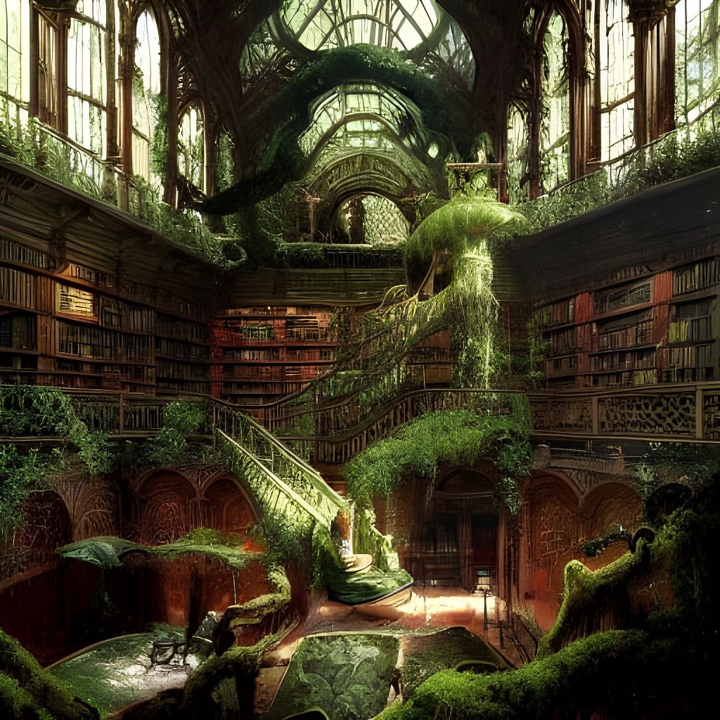 Mossy library