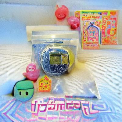 90s Japanese Tamagotchi Gameboy Manga Aesthetic