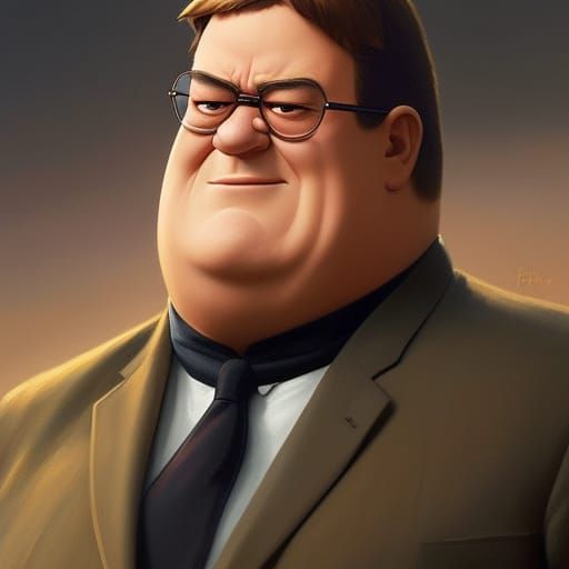 Hyperrealistic Portrait of Peter Griffin