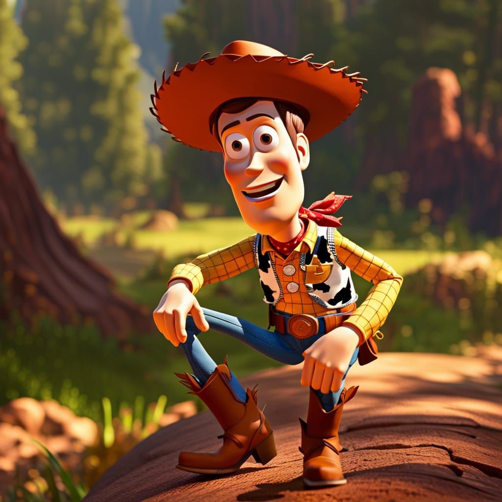 Woody's Cowboy Adventure: Toy Story Scene
