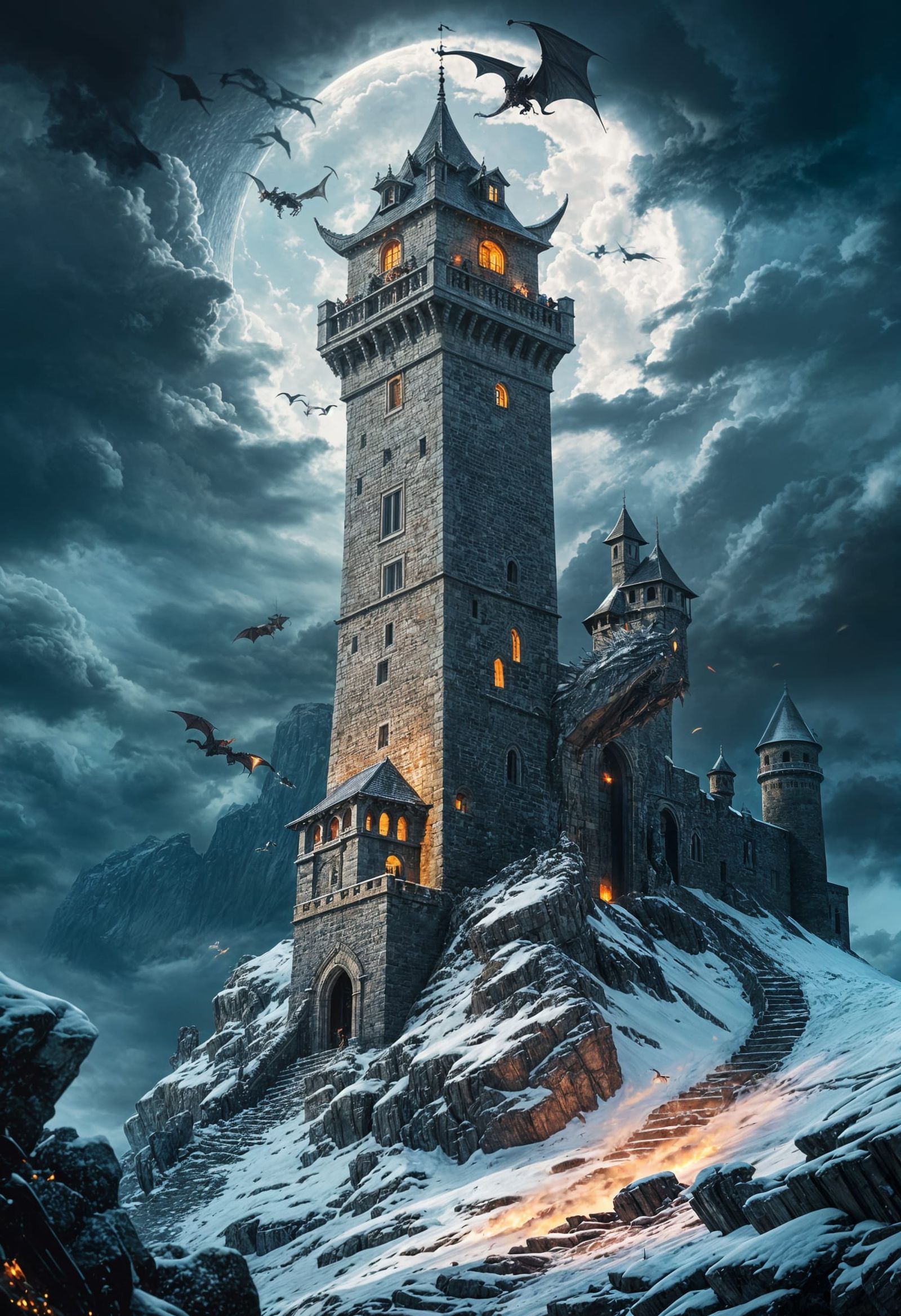 Dragon Assault on Hilltop Tower