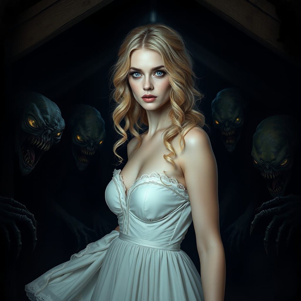 Ethereal Beauty Confronts Dark Horrors in a Haunting Gothic ...