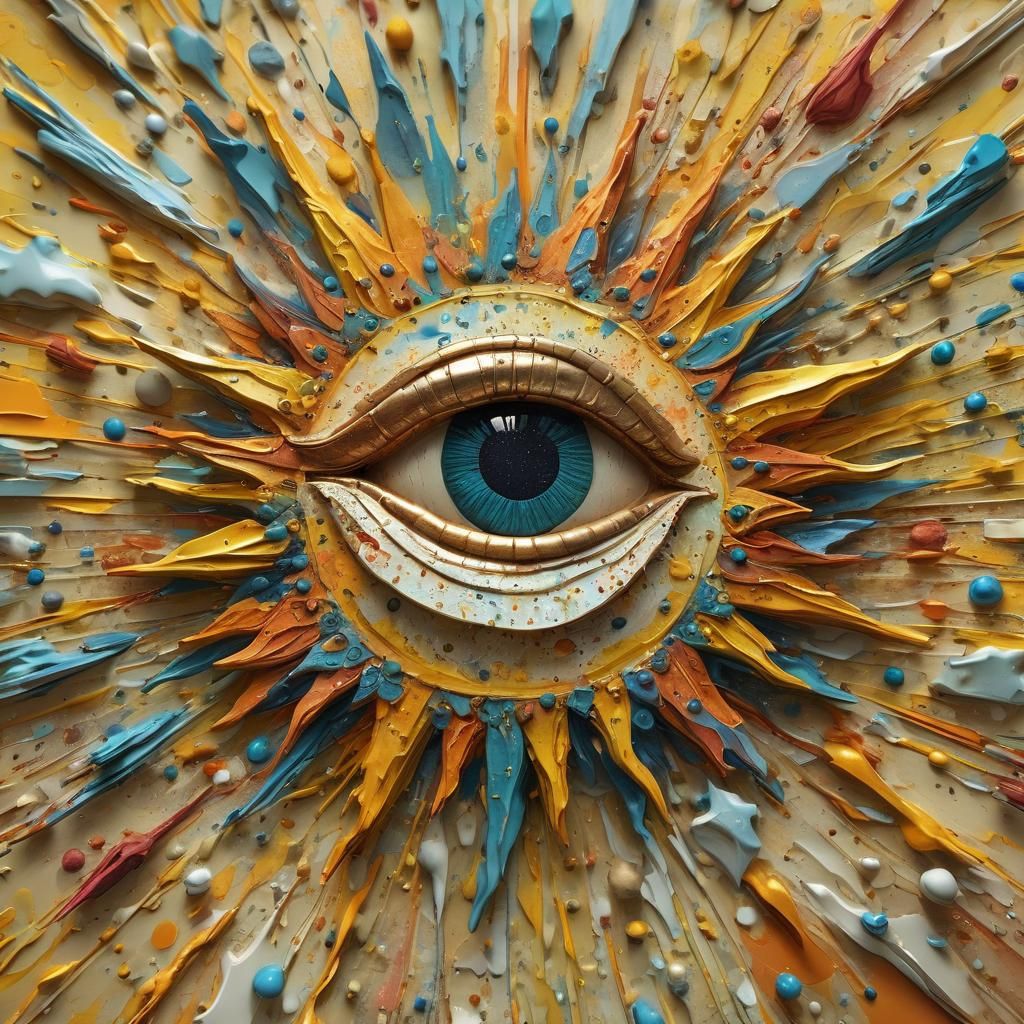 Hyperrealistic Star in Splash Art Style