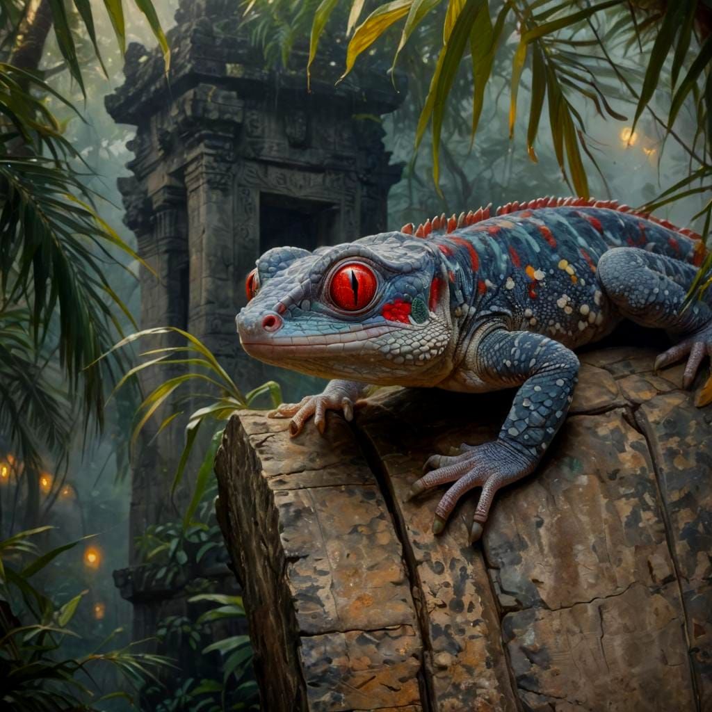 Angkor Wat Painting: Spiritual Cambodian Dusk