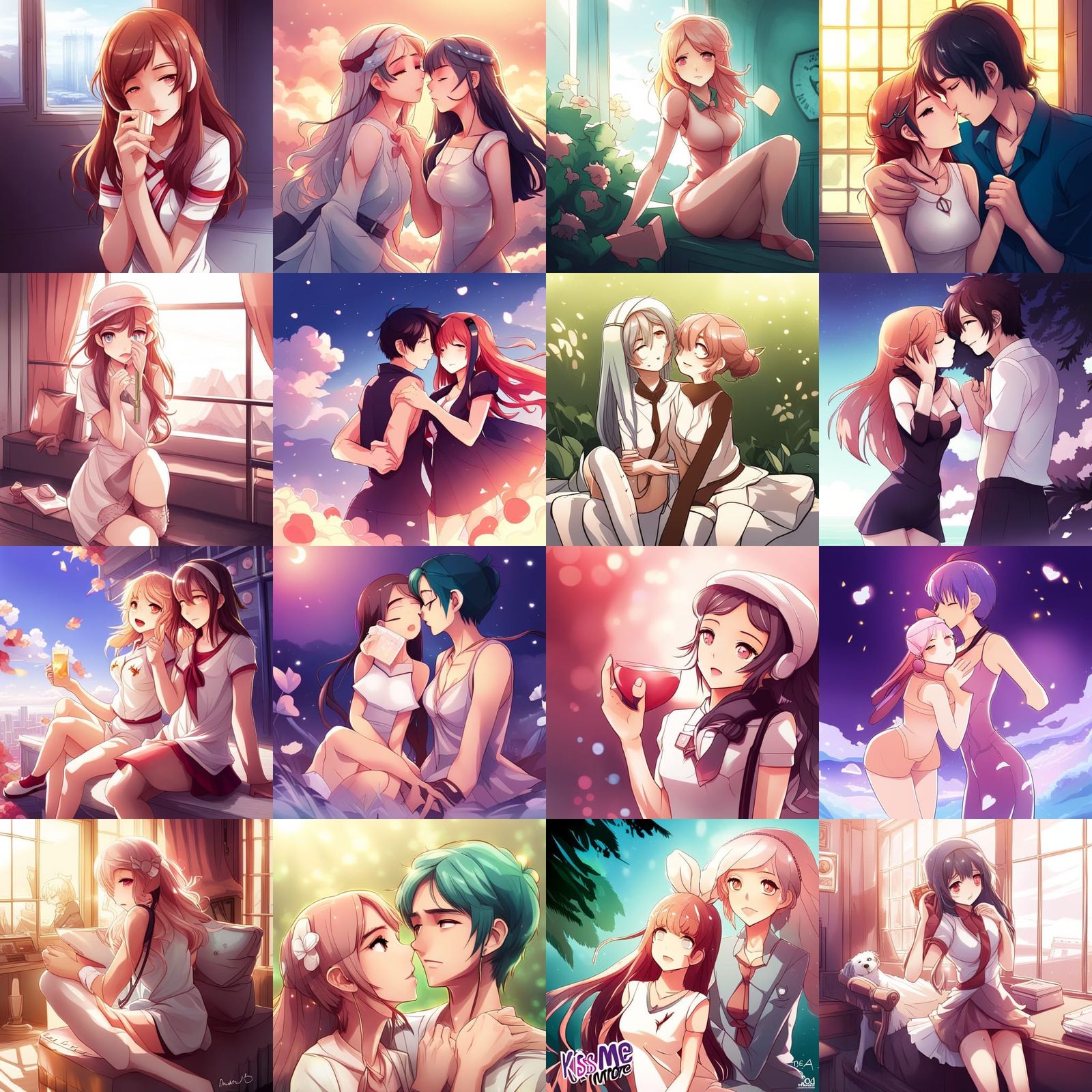 Doja Cat and SZA in Anime Style