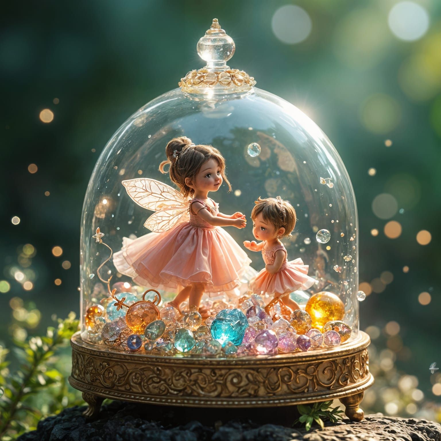 Fairy Dance: A Ghibli-esque Anime Scene