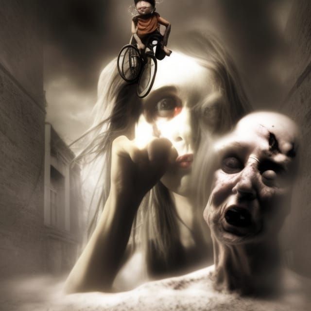 Surreal Stopmotion Photograph of Existential Dread