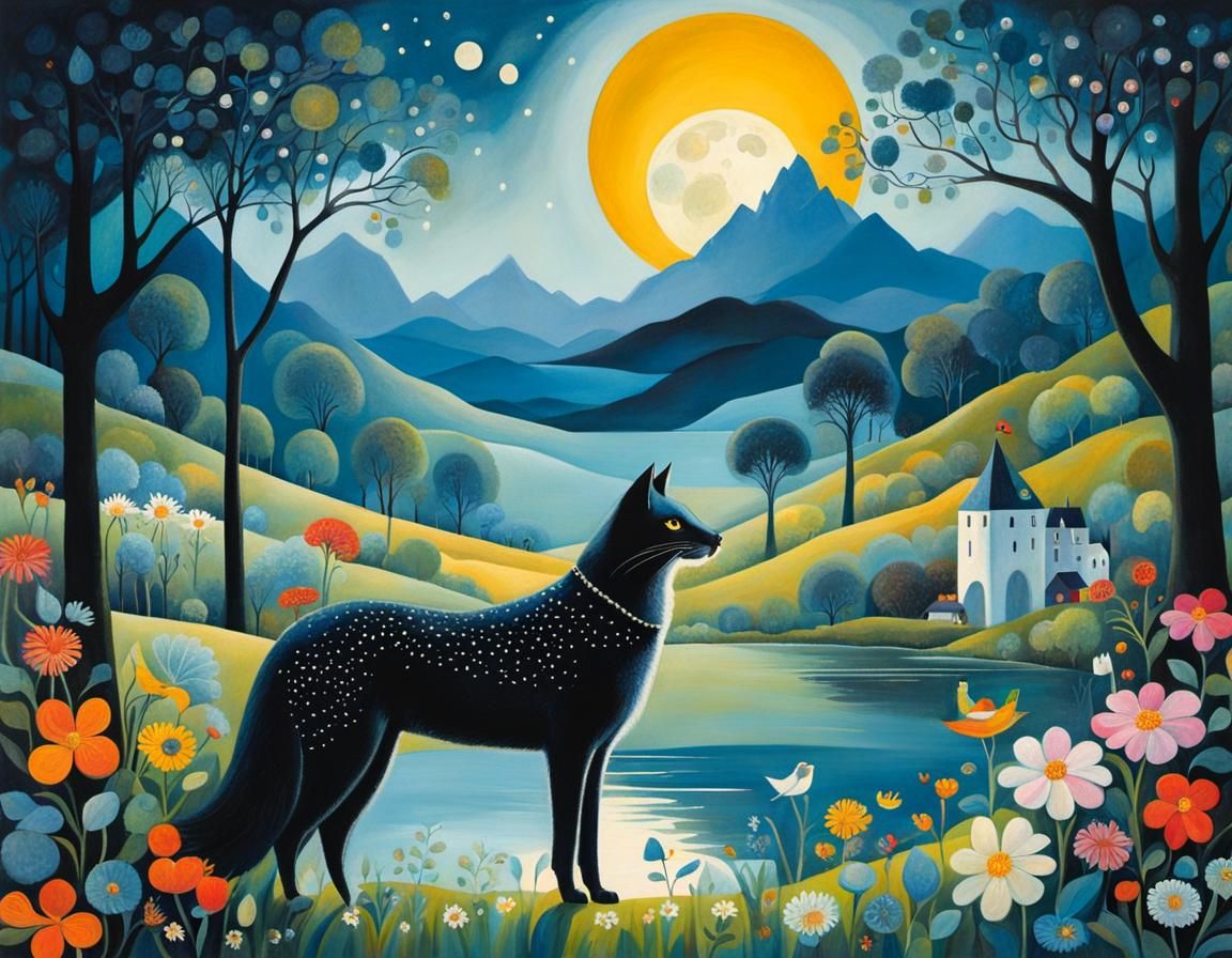 🗻  🗽 🚠 Mystical, moonlit, majestic, mirage, Mila Marquis, Rosina Wachtmeister, Clyde Aspevig