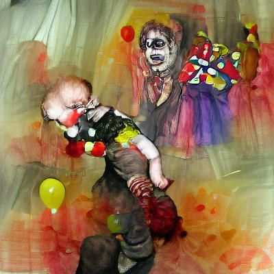 Disturbing Zombie Baby Birthday Party Scene