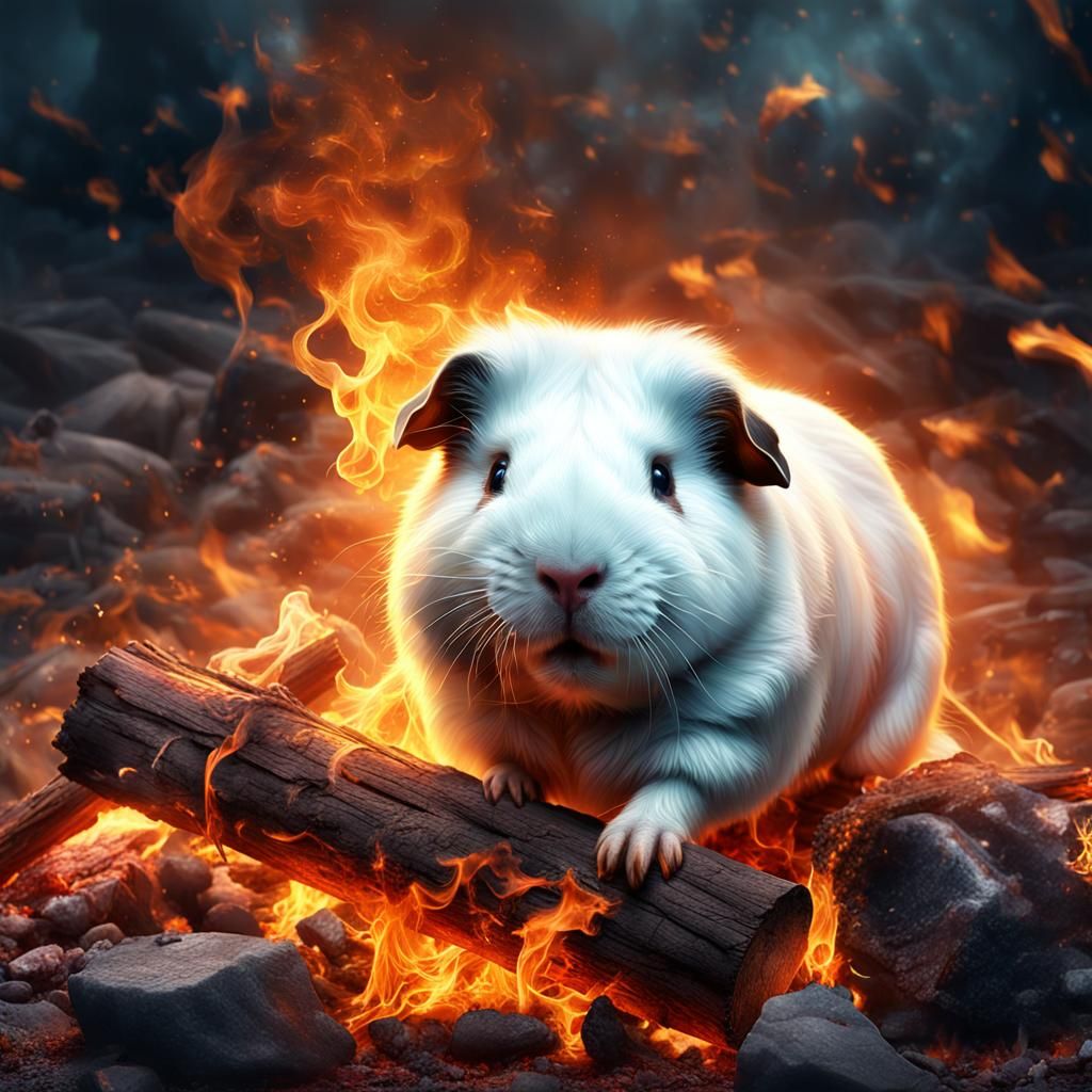Guinea pig started the fire