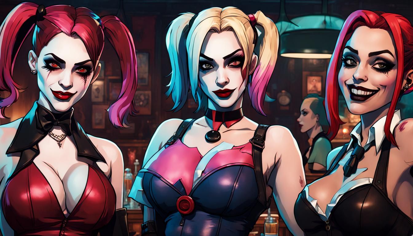 Harley Quinn, Jeannette and Jinx final attempt.