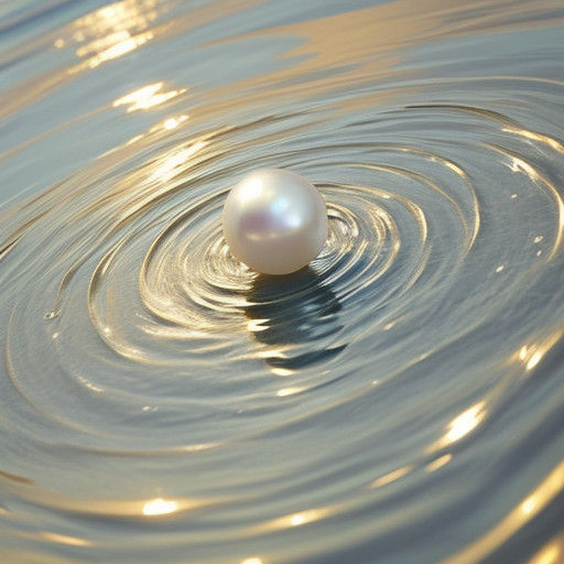 Pearl Radiates Divine Glow in Soft Focus Photo