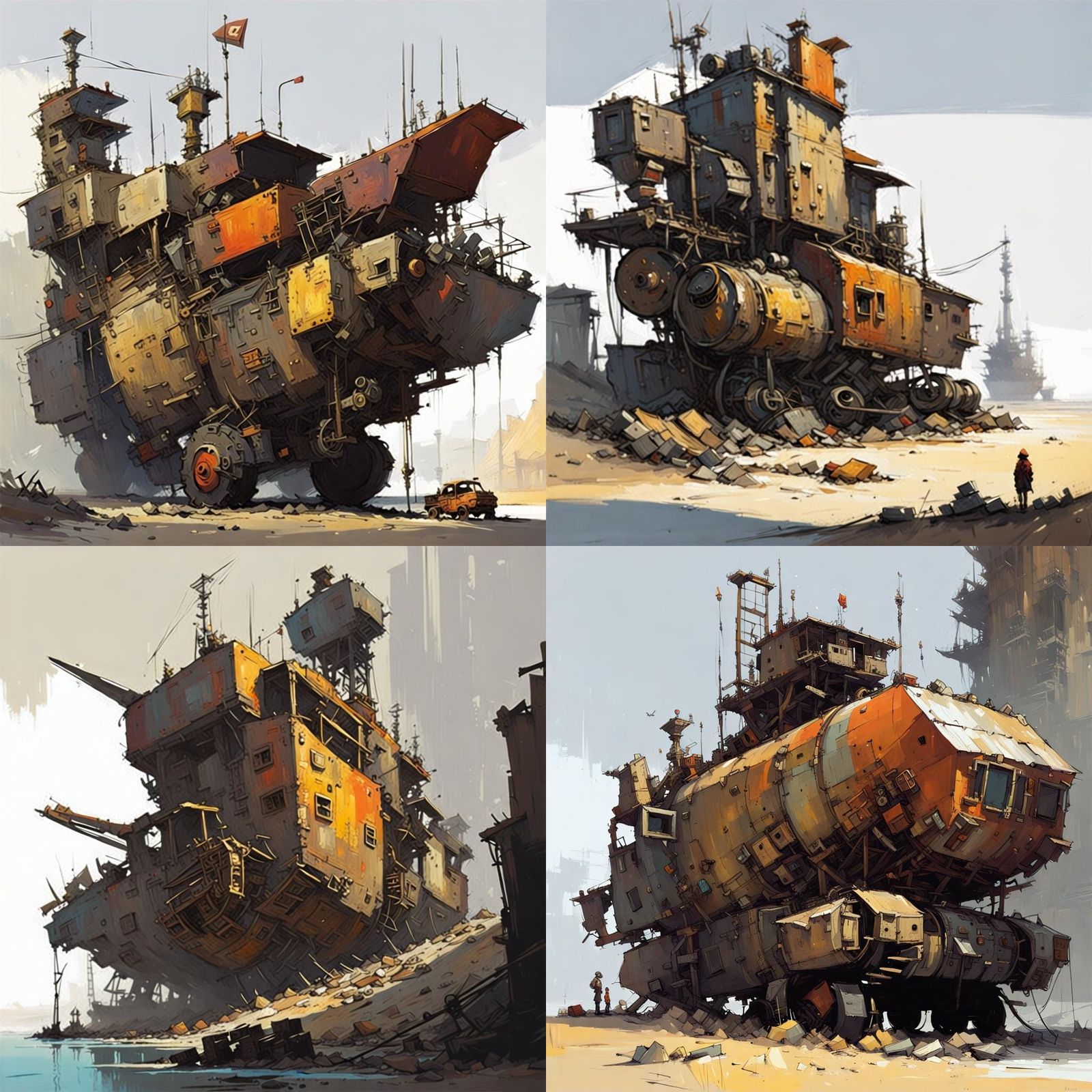 Image in the Style of Ian McQue