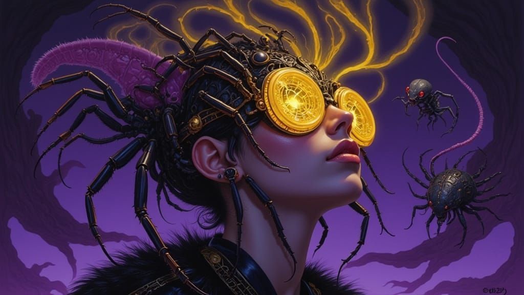 Mystical Glasses Reveal Demons in Dark Fantasy World