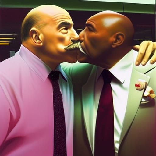 Horrific Steve Harvey Dr. Phil Kiss, Doré Style
