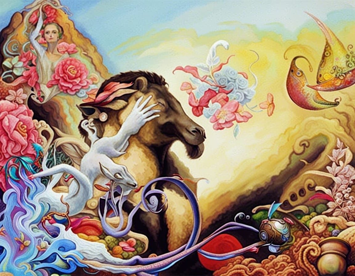 Psychedelic Fantasy: A Colorful Reincarnation