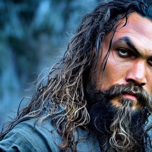 Magnificent Jason Momoa Portrait in 8K Resolution