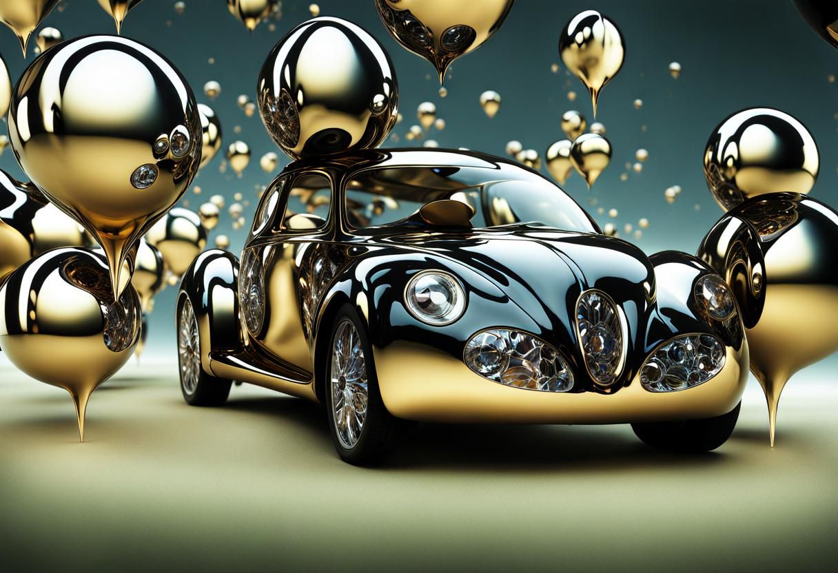 Fractured Reality: A Surreal Masterpiece of Light and Shadow