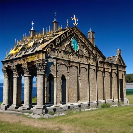 Ornate Armor with Birds, Runes, and Lightning